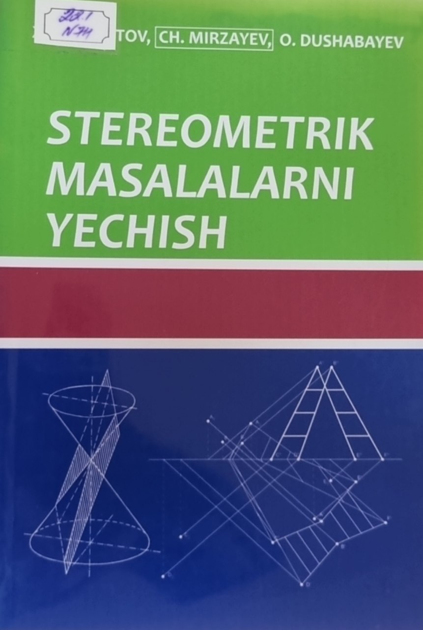 Stereometrik masalalarni yechish