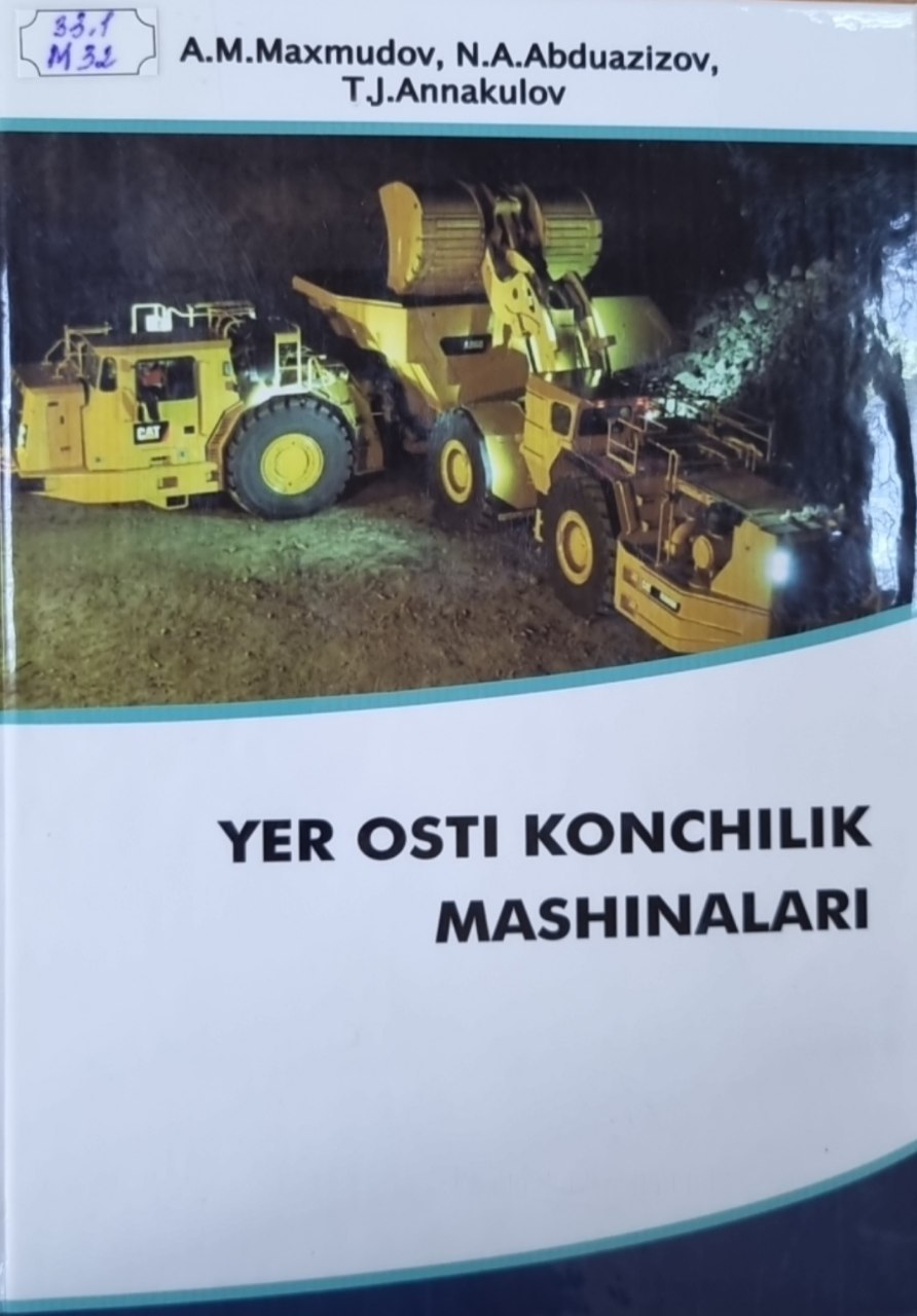 Yer osti konchilik mashinalari