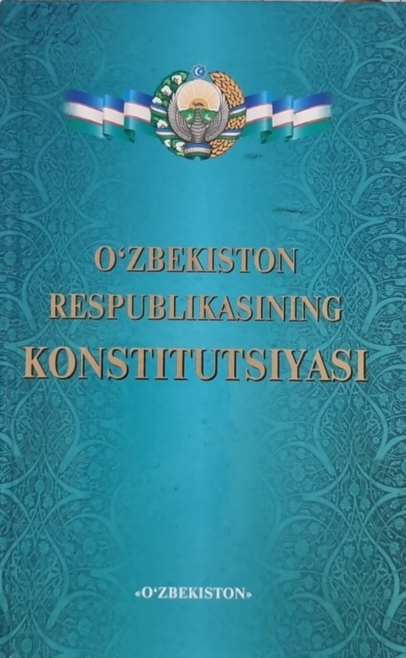 O'zbekiston Respublikasining Konstitutsiyasi