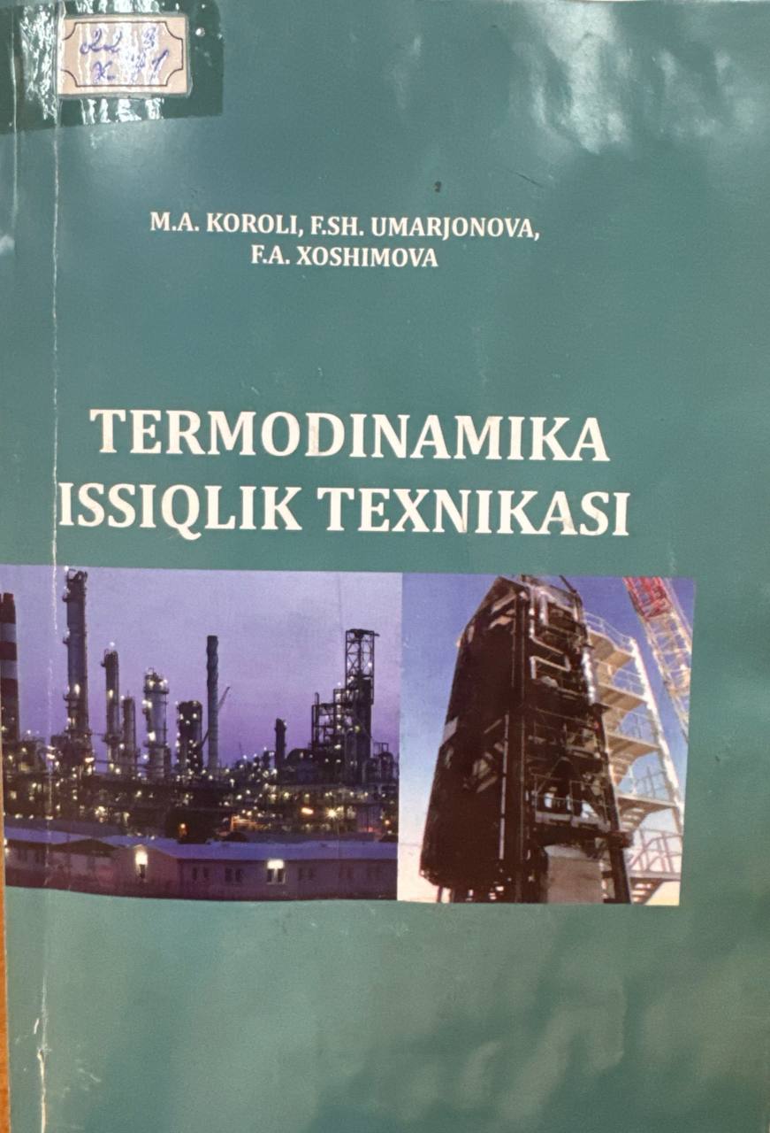 Termodinamika issiqlik texnikasi