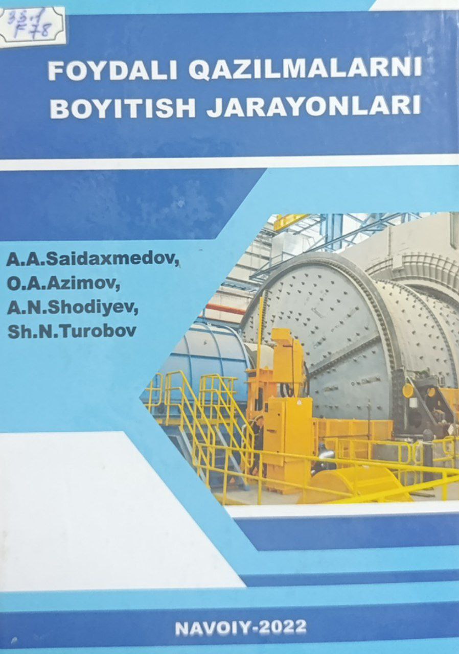 Foydali qazilmalarni boyitish jarayonlari