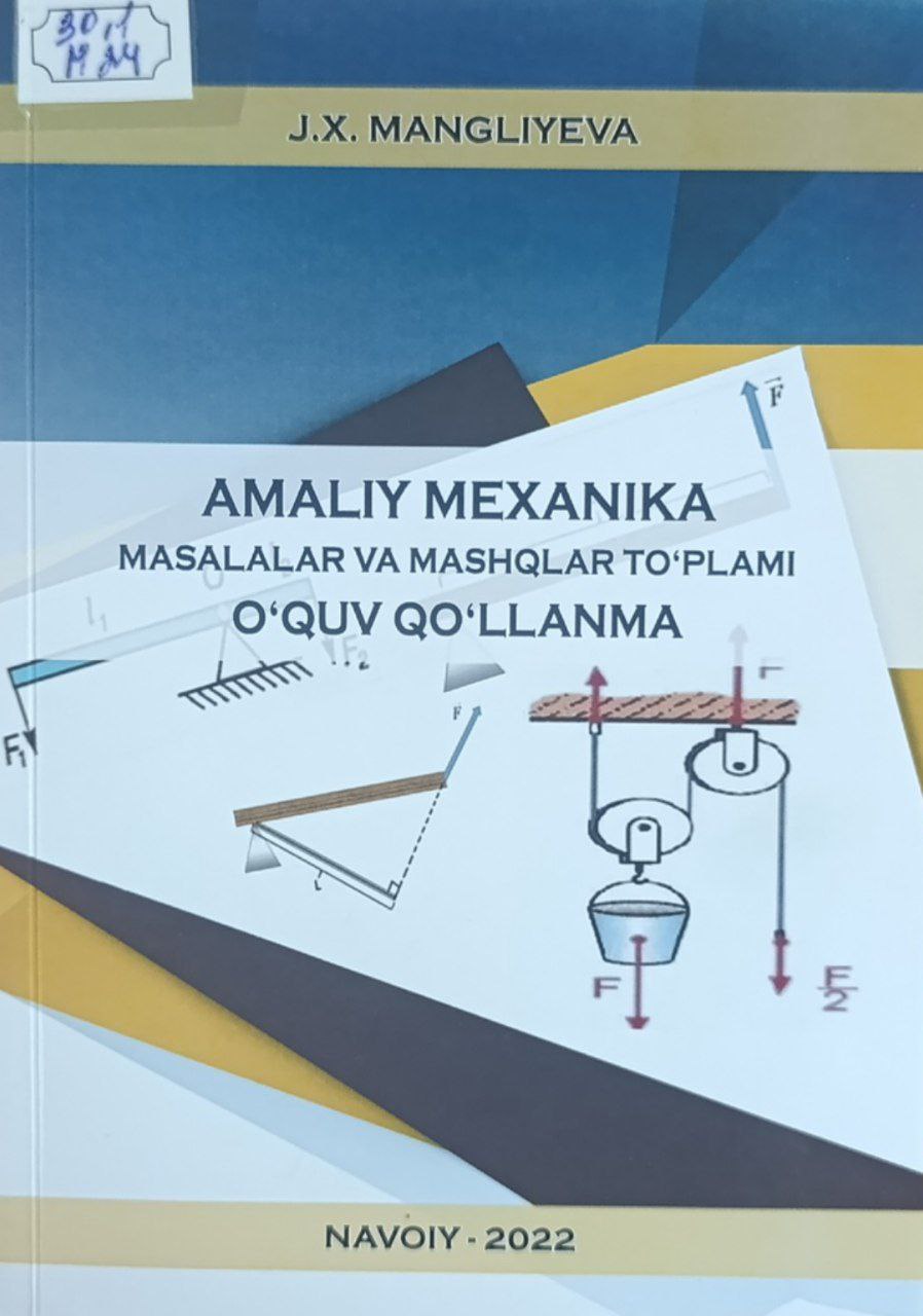 Amaliy mexanika: masalalar va mashqlar to`plami