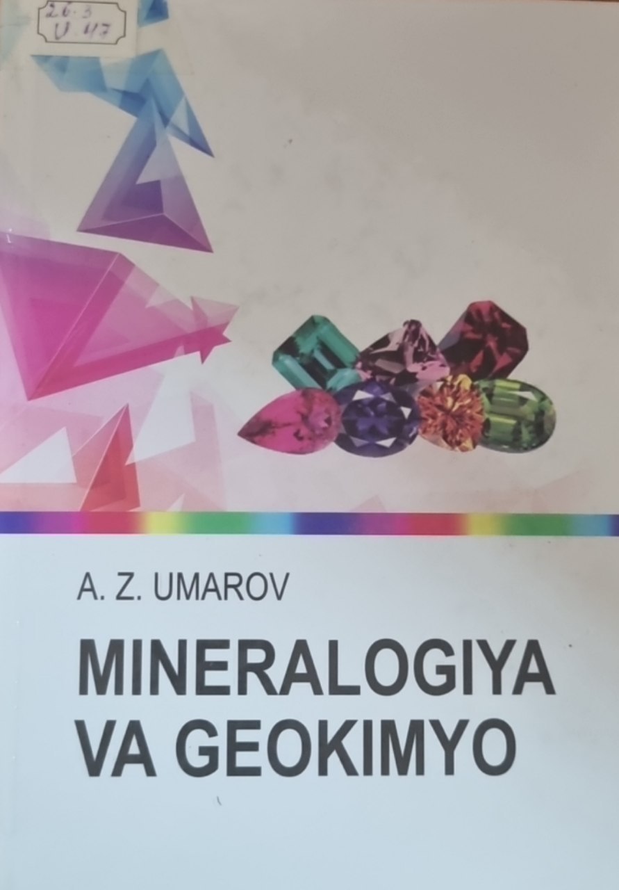 Mineralogiya va  geokimyo