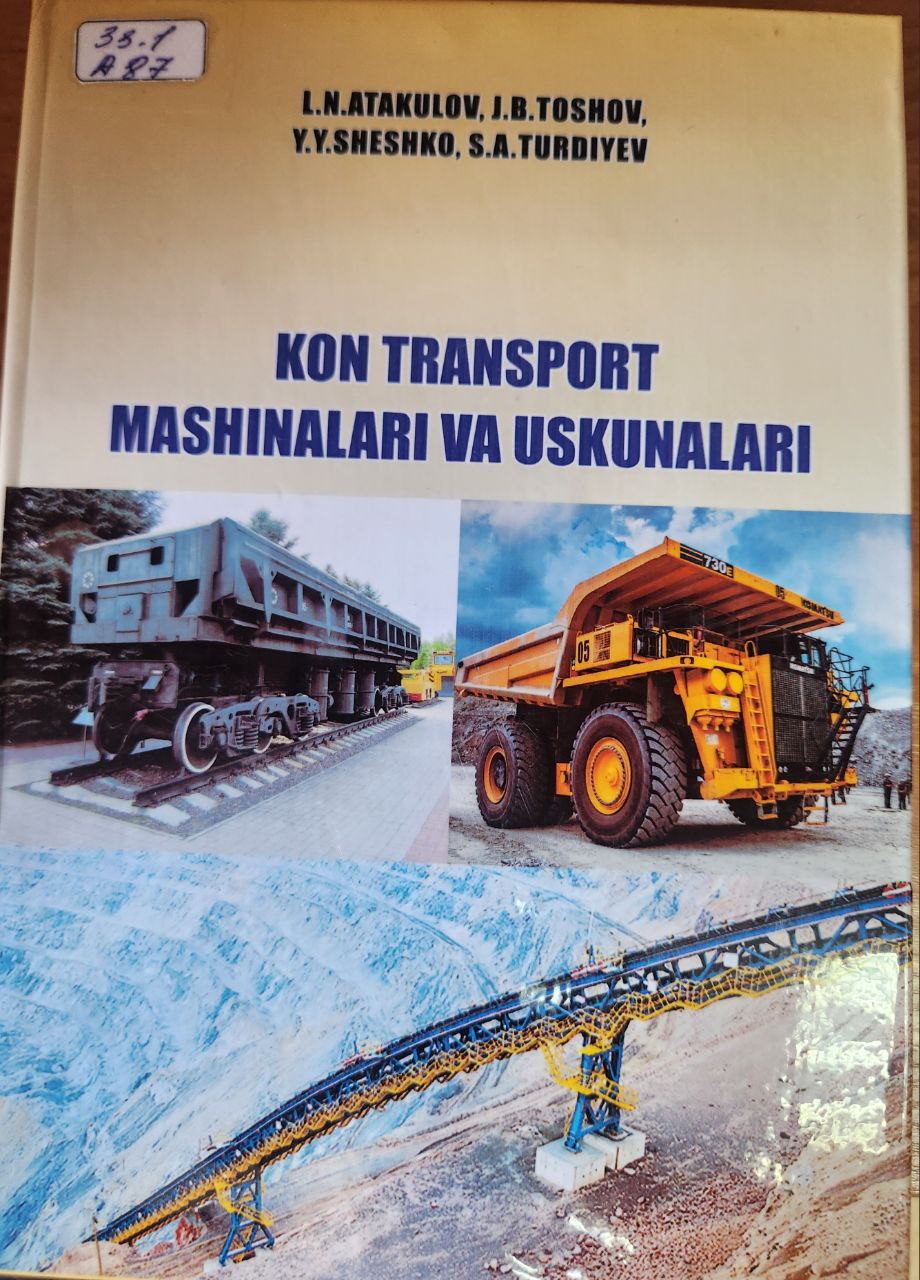 Kon transport mashinalari va uskunalari