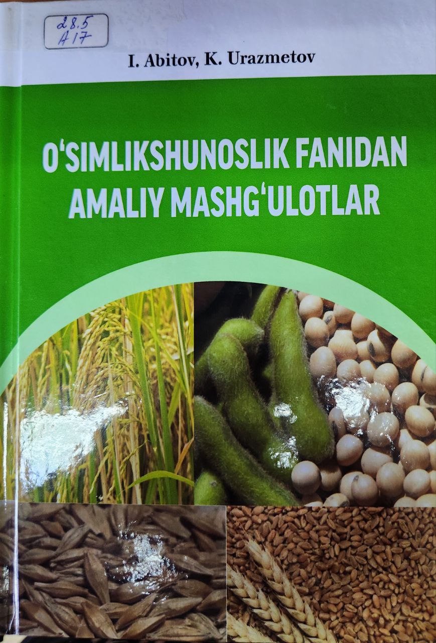 O'simlikshunoslik fanidan amaliy mashg'ulotlar