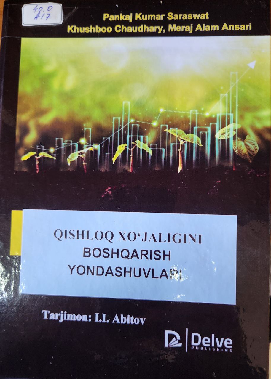 Qishloq xo'jaligini boshqarish yondashuvlari