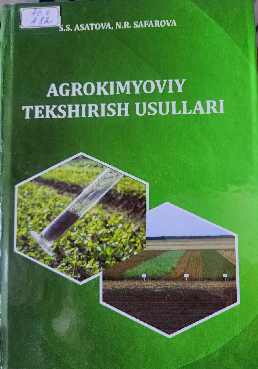 Agrokimyoviy tekshirish usullari