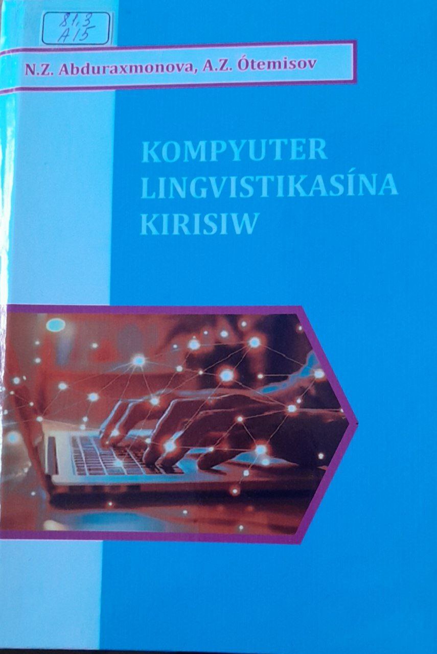 Kompyuter lingvistikasina kirisiw