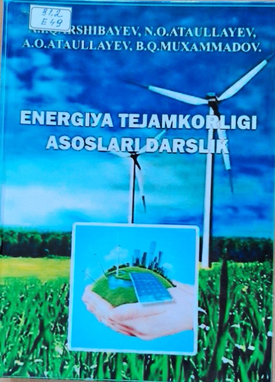 Energiya tejamkorligi asoslari