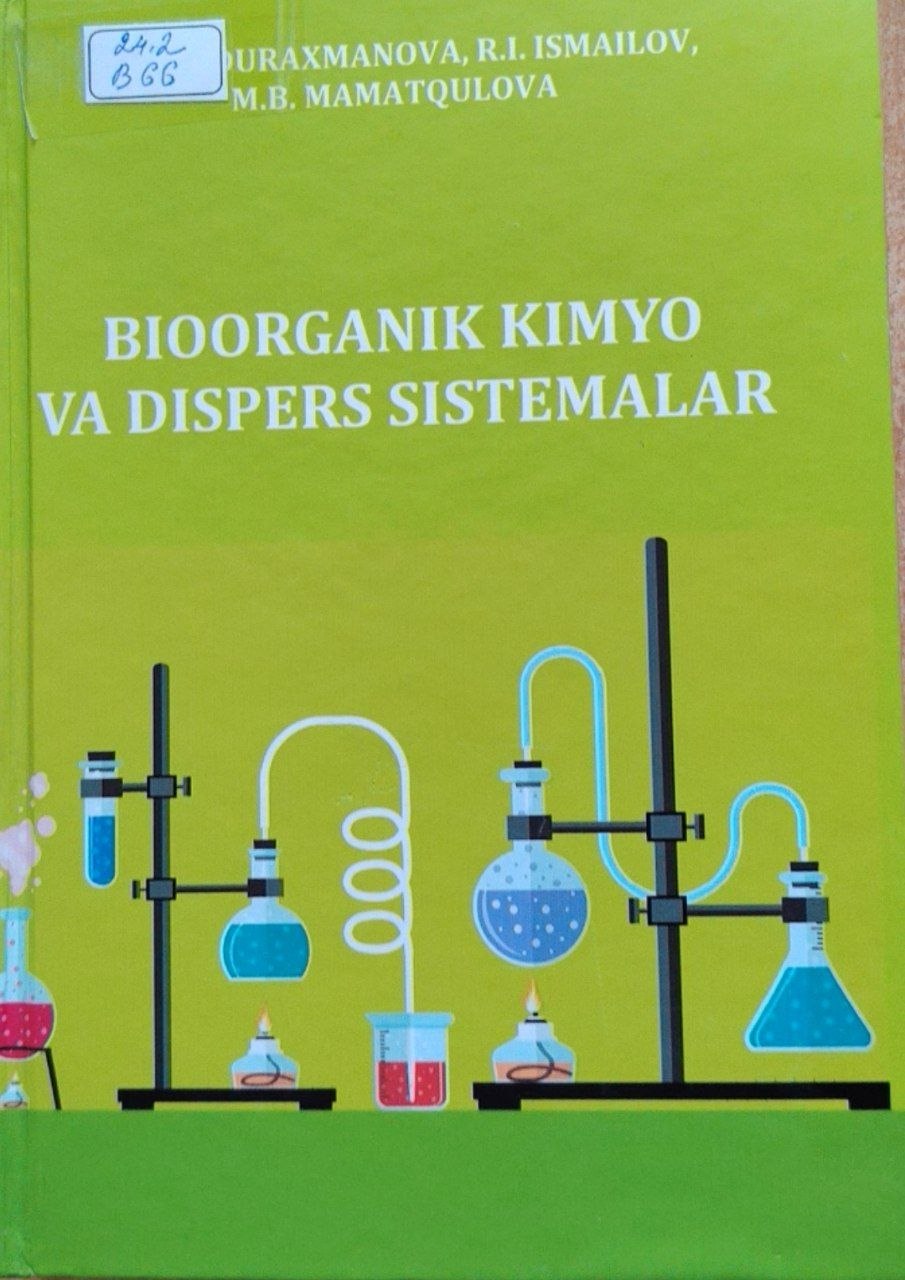 Bioorganik kimyo va dispres sistemalar