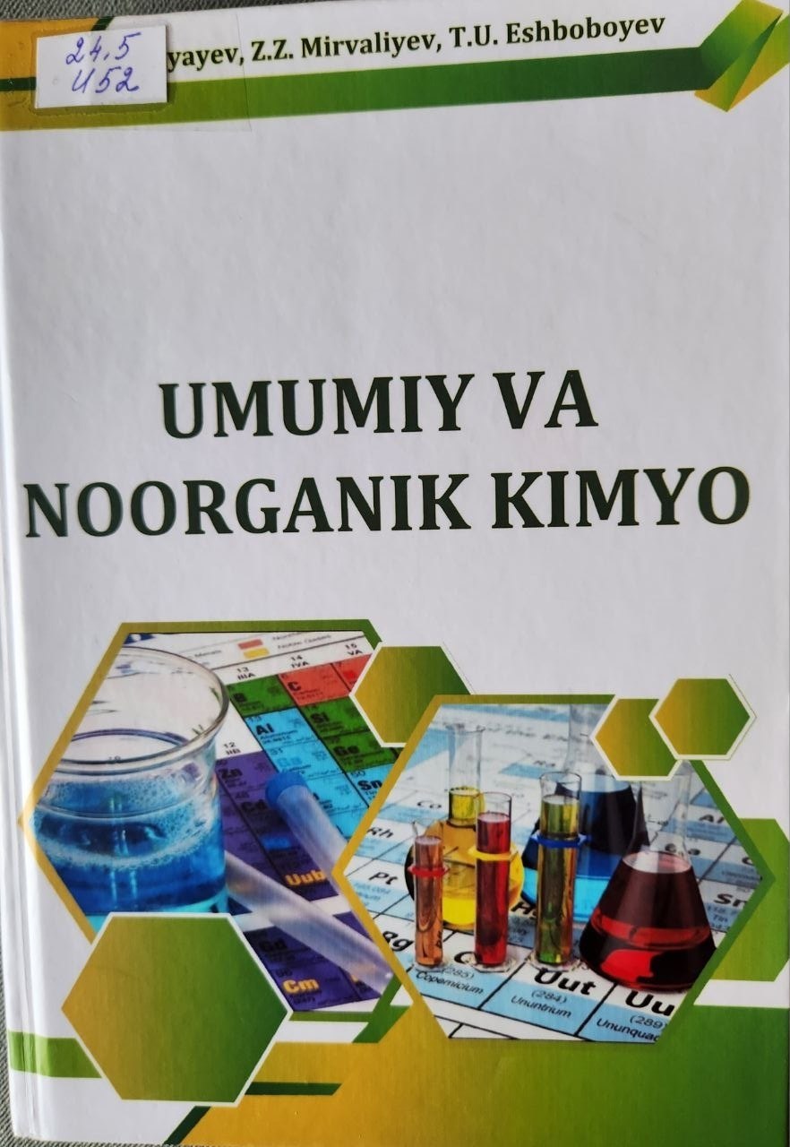 Umumiy va noorganik kimyo