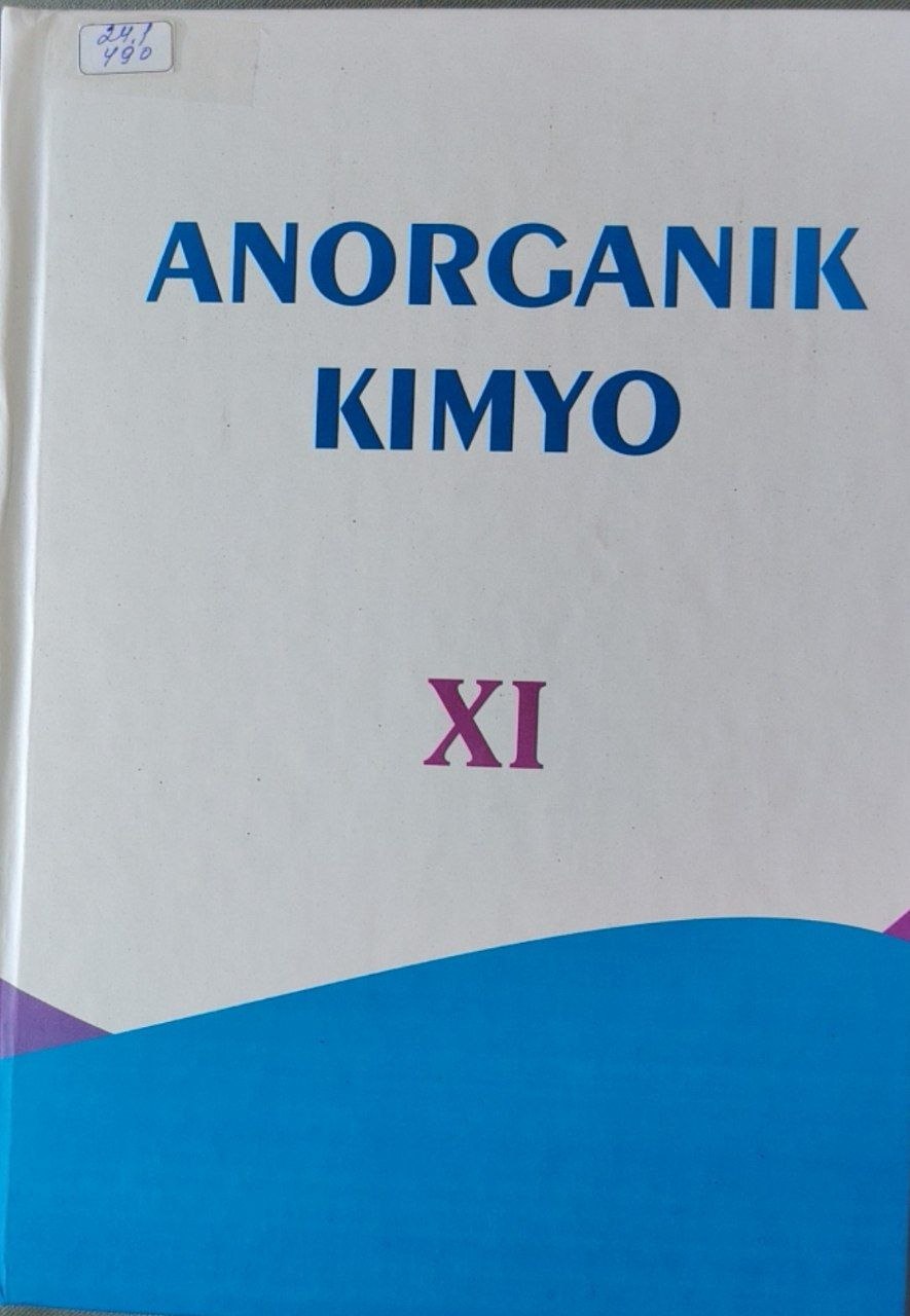 Anorganik kimyo 11-kitob