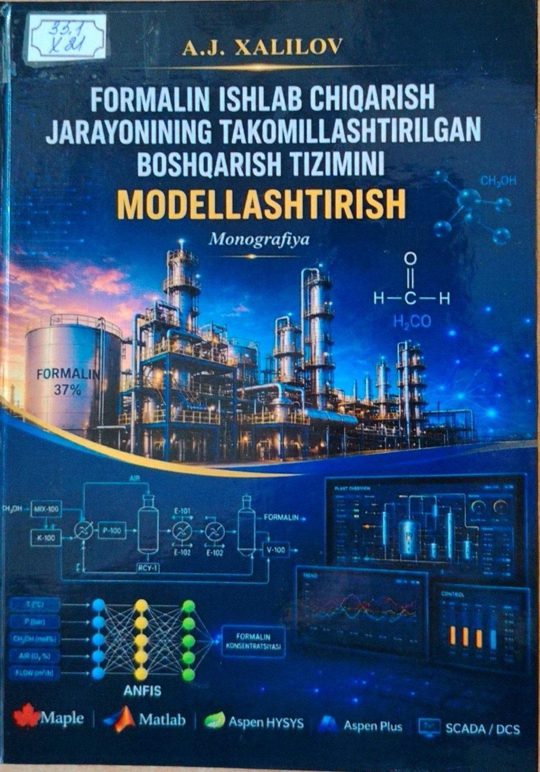 Formalin ishlab chiqarish jarayonining takomillashtirilgan boshqarish tizimini modellashtirish