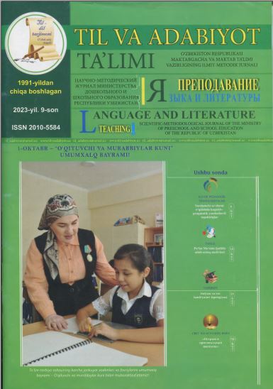Til va adabiyot ta'limi  2023, 9-son